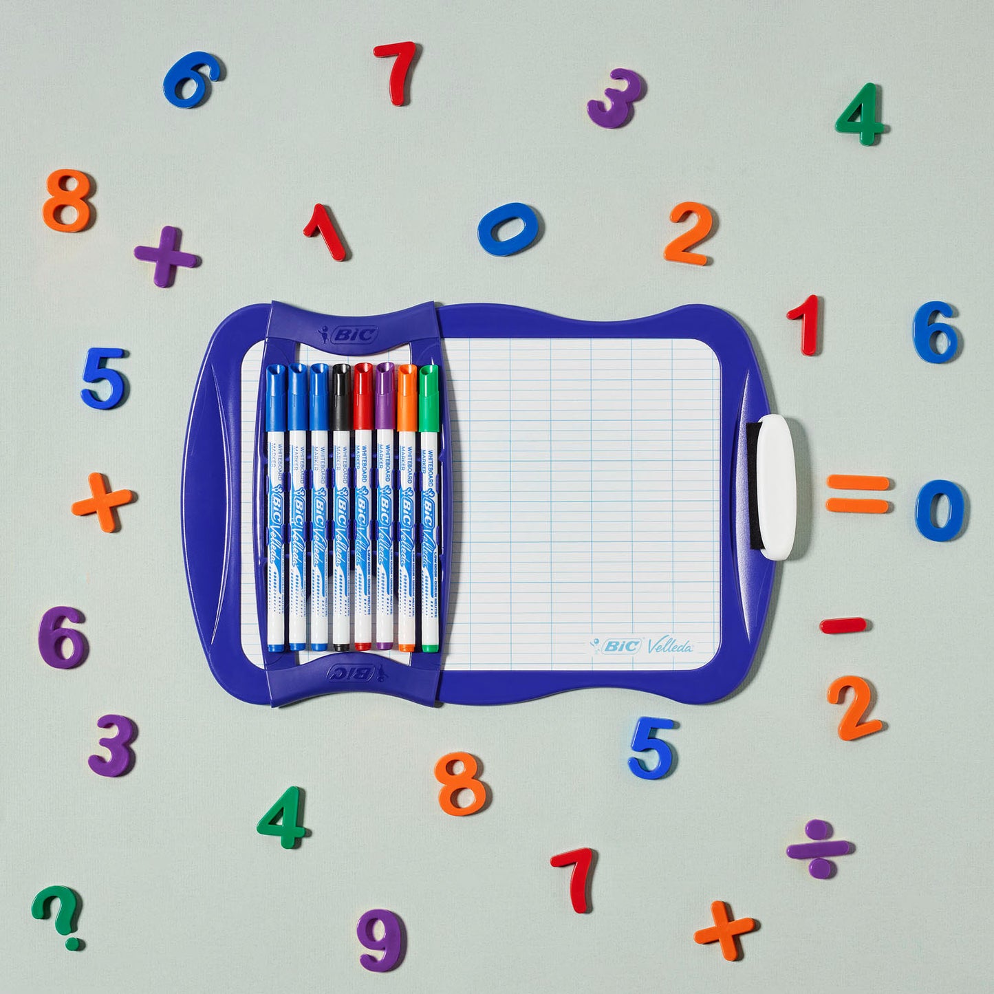BIC velleda whiteboard met 8 markers
