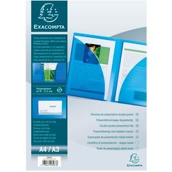 Klemmap Exacompta A4 transparant