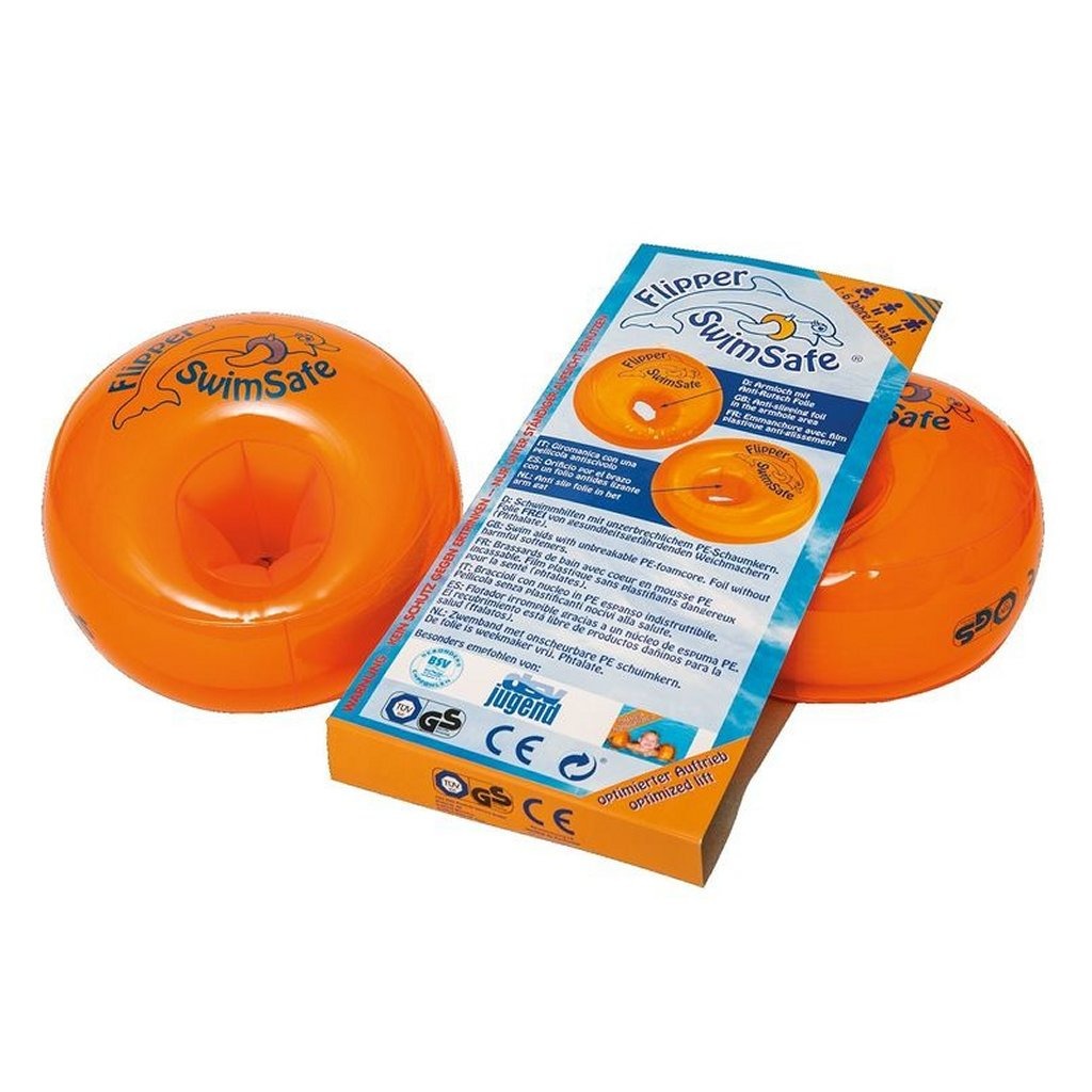 Flipper Swimsafe Swimsafe zwemmouwtjes flipper oranje 2 stuks