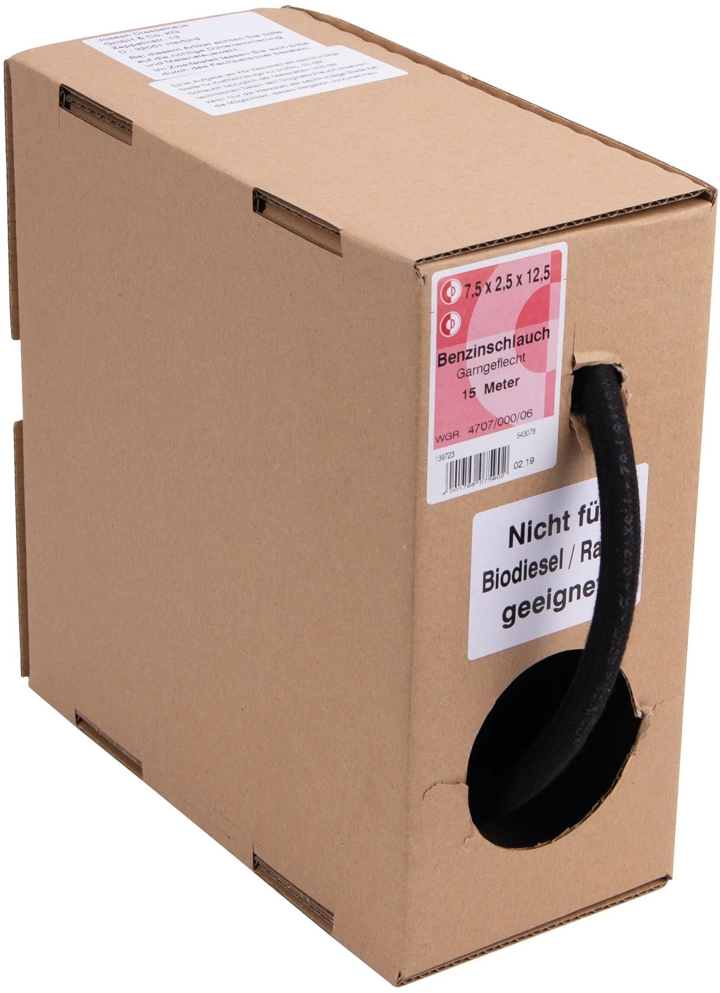 Dresselhaus kraftstoffschlauch 4707 fuel hoses 9.5x14 10m