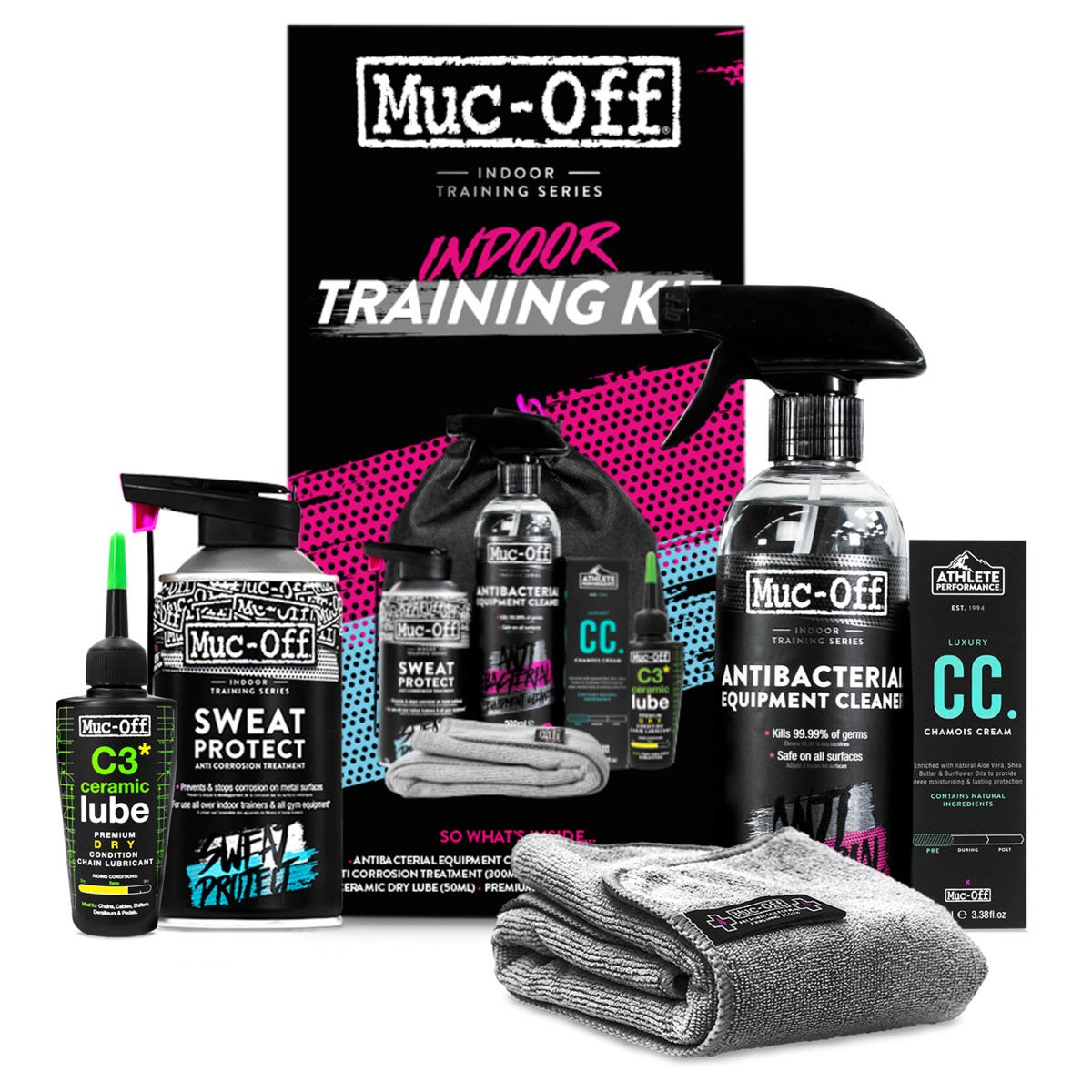 Muc-Off Fietsonderhoud Indoor Training Kit
