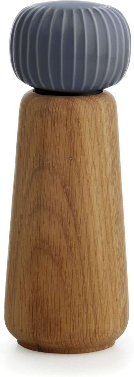 Kähler Design hammershøi peper- of zoutmolen - hoogte 17,5 cm - antraciet