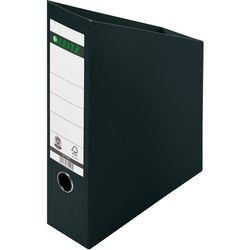Tijdschriftencassette Leitz zwart karton
