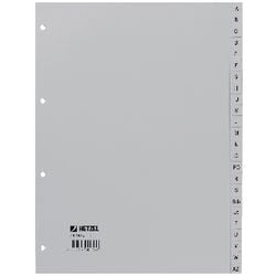 Tabbladen Hetzel grijs 24 tabs