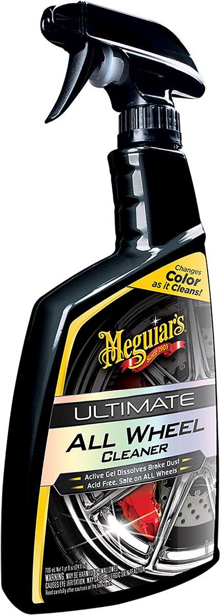 Meguiar's Meguiar’s ultimate all wheel cleaner 710ml – velgenreiniger auto – lost remstof op – veilig voor alle velgen