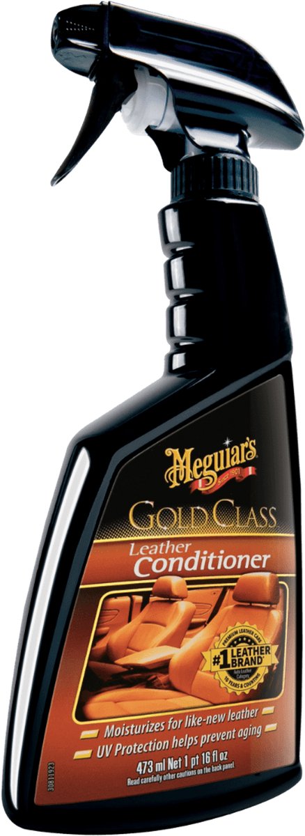 Meguiar's Meguiar’s gold class rich leather cleaner conditioner 400ml – leerverzorging auto – reinigt, voedt beschermt – voor leer geperforeerd leer