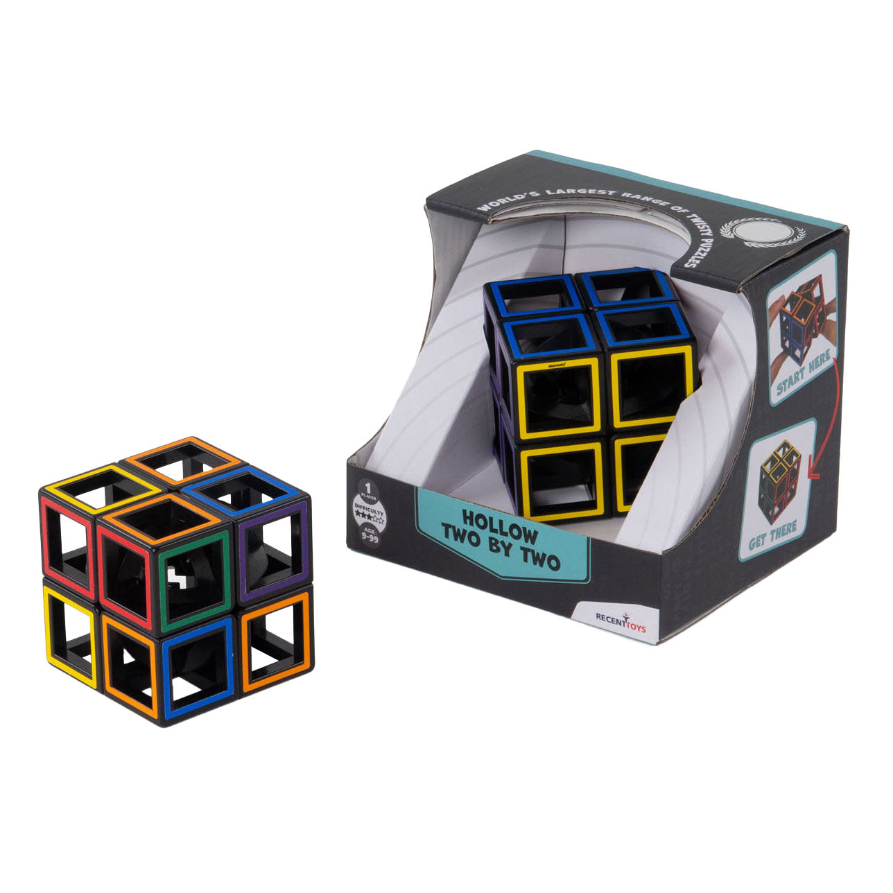 Recent Toys Hollow two by two breinbreker puzzelkubus