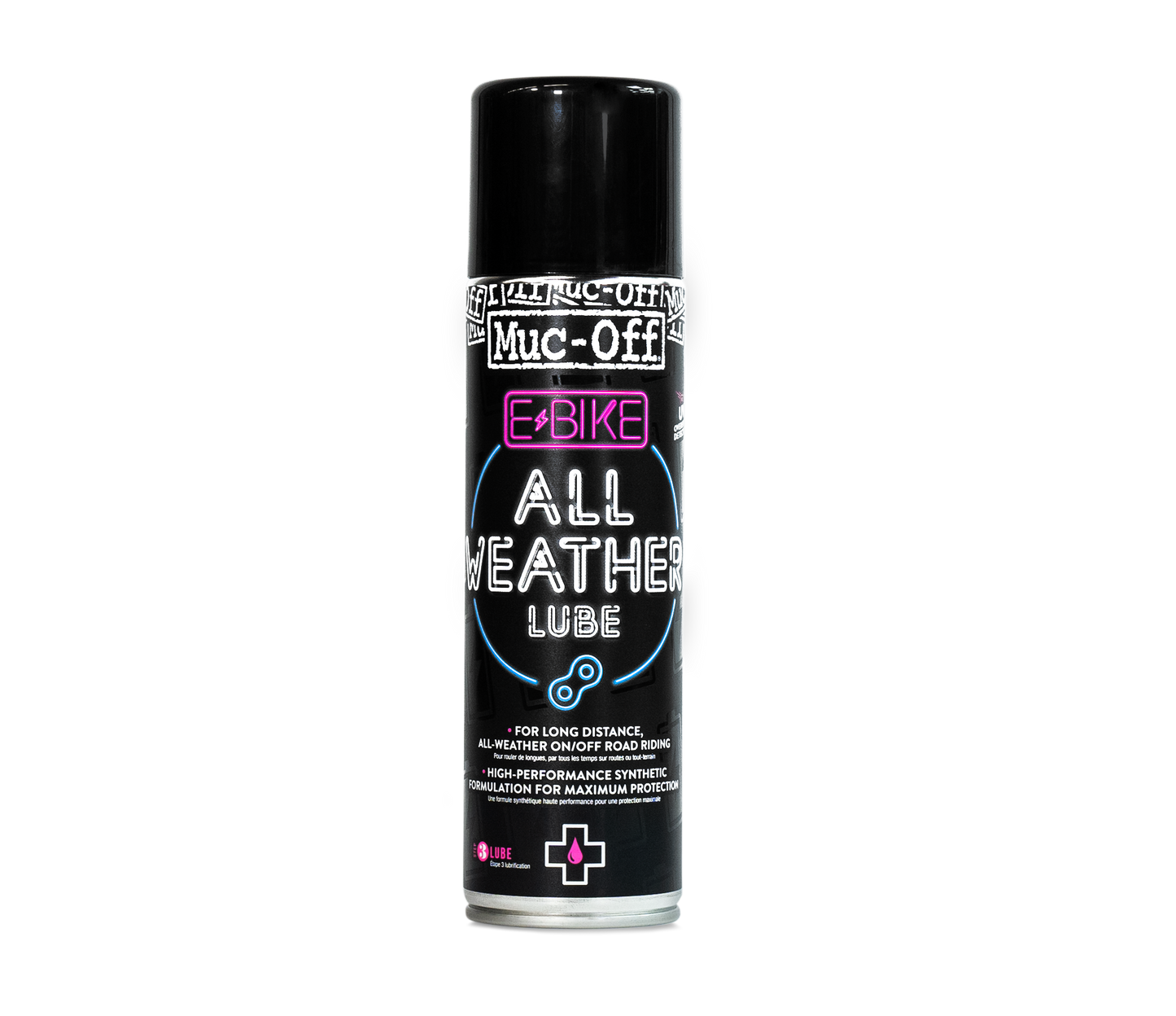 Muc-Off kettingolie e-bike all weather chain lube spuitbus 250ml - 449718
