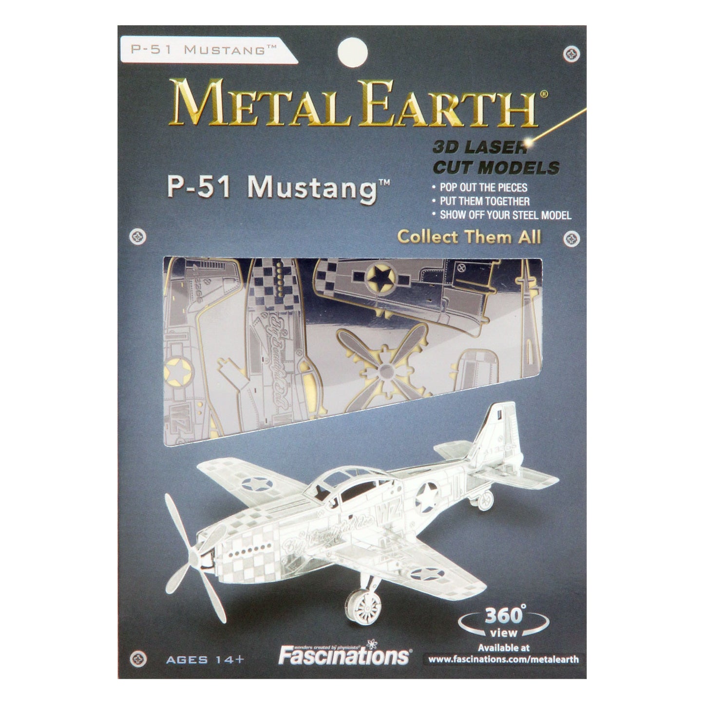 Eureka Metal earth mustang p-51