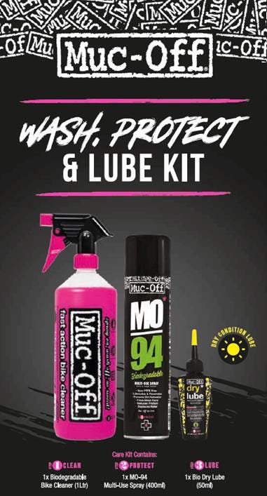 Muc-Off Wash Protect Lube Kit (Dry Lube Version)