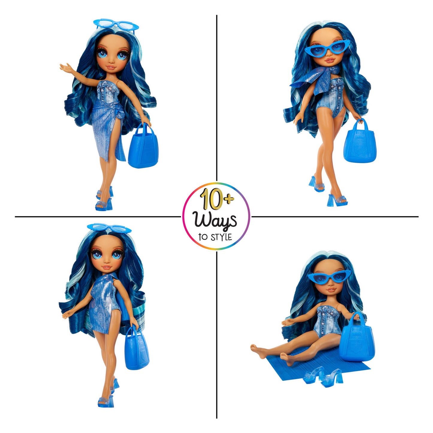 MGA Entertainment Rainbow high swim style pop - skyler