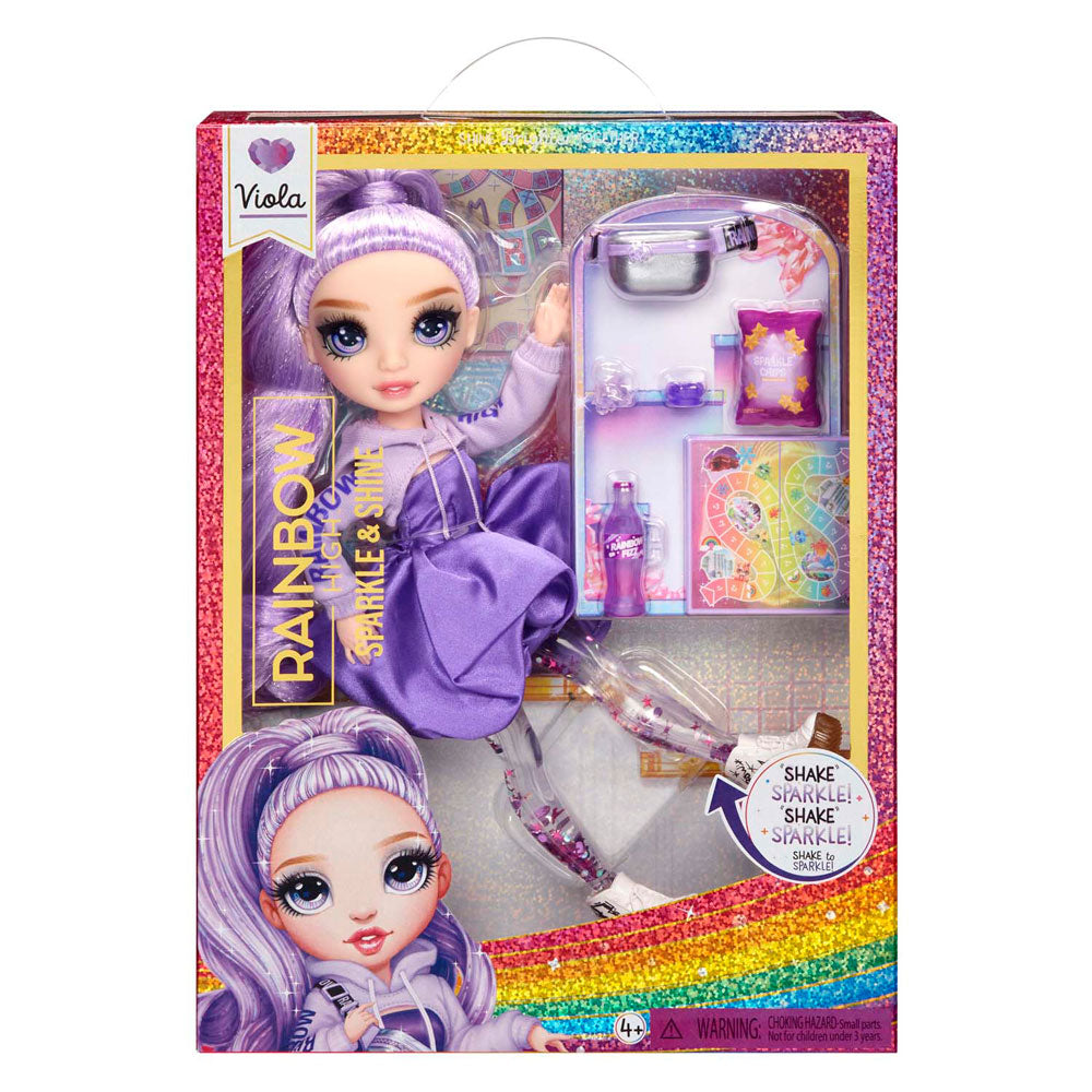 MGA Entertainment Rainbow high sparkle shine modepop - viola