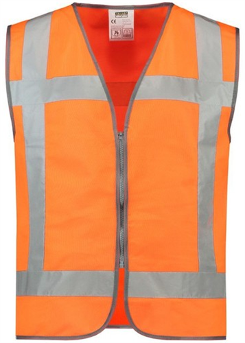 veiligheidsvest RWS oranje rits XL