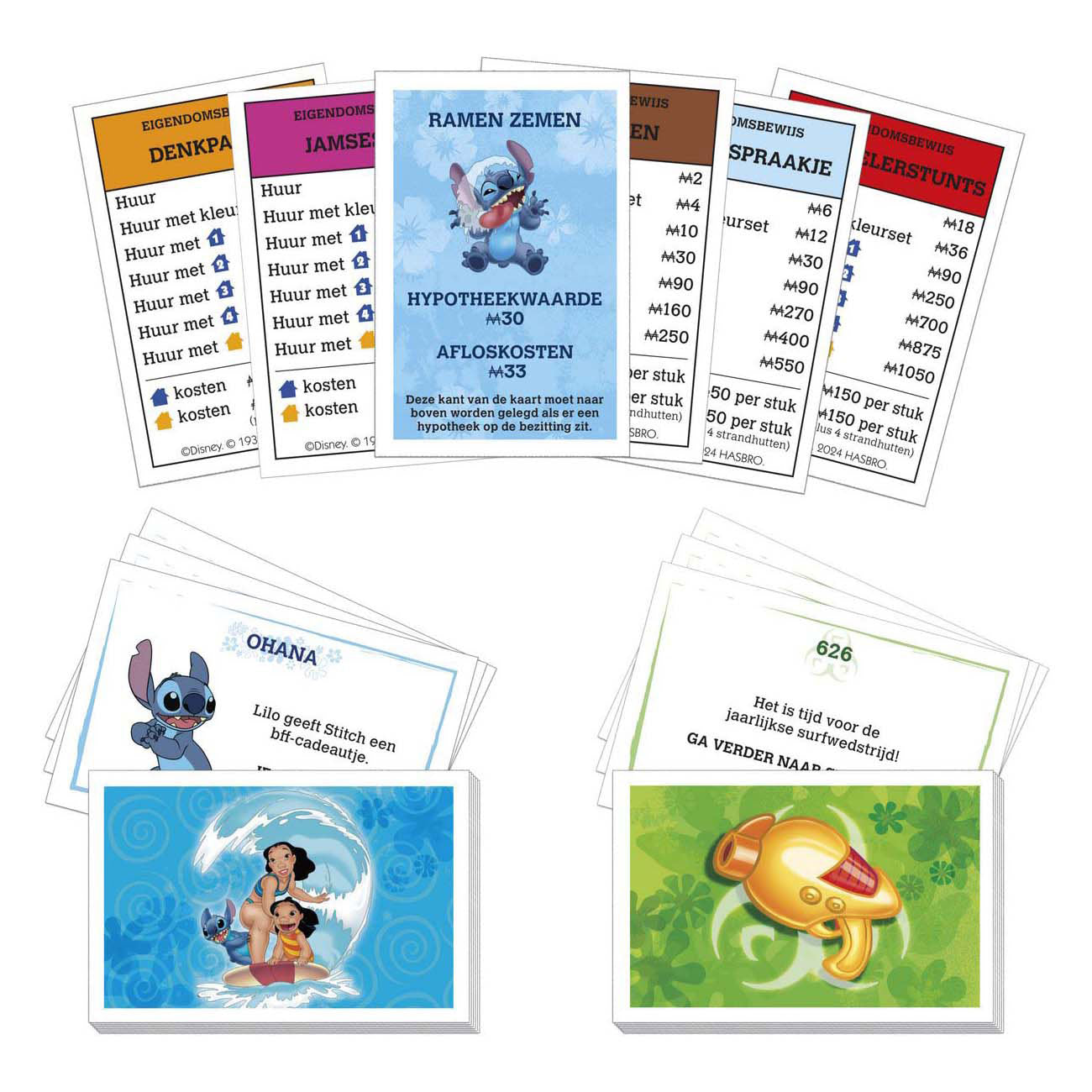 Monopoly stitch - nederlandse editie - gezelschapsspel