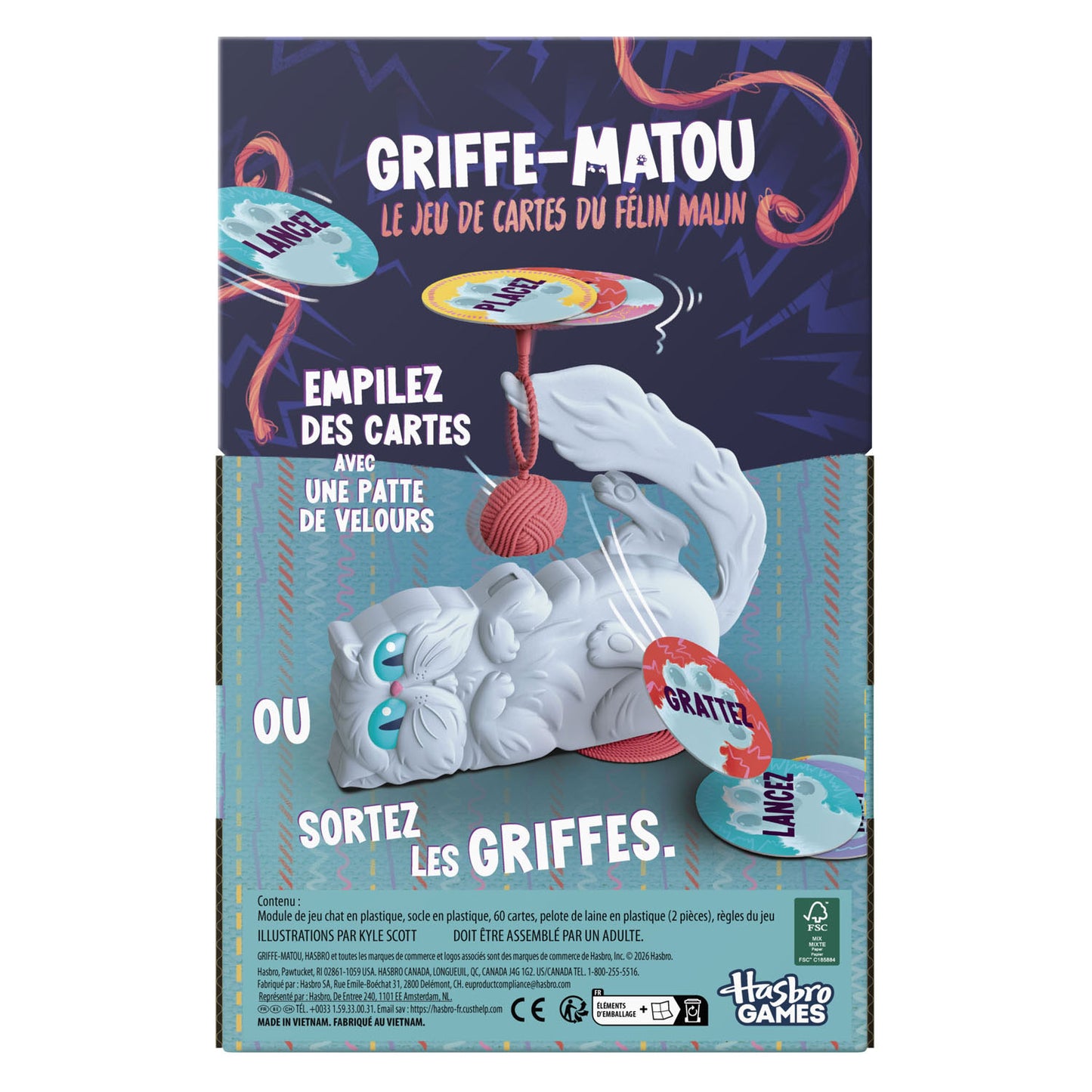 Hasbro Griffe matou kaartspel
