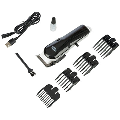 Trixie tondeuse set tr1200 draadloos wit zwart