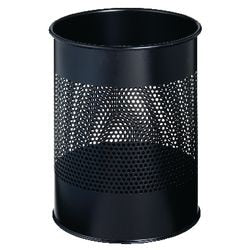 Prullenbak Durable Atlanta metaal 15L zwart
