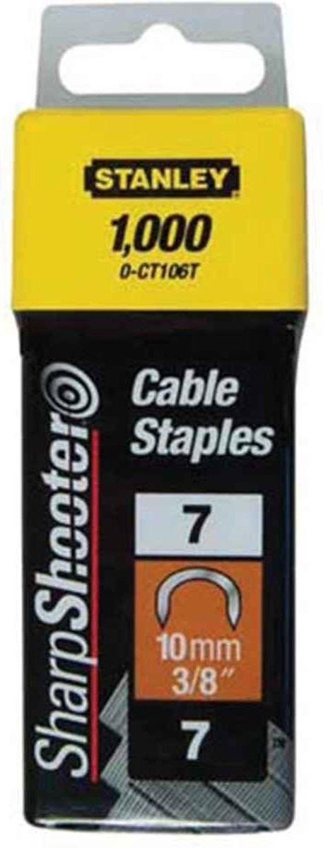 STANLEY 1-ct107t krammen 11mm type 7 - ve=1000