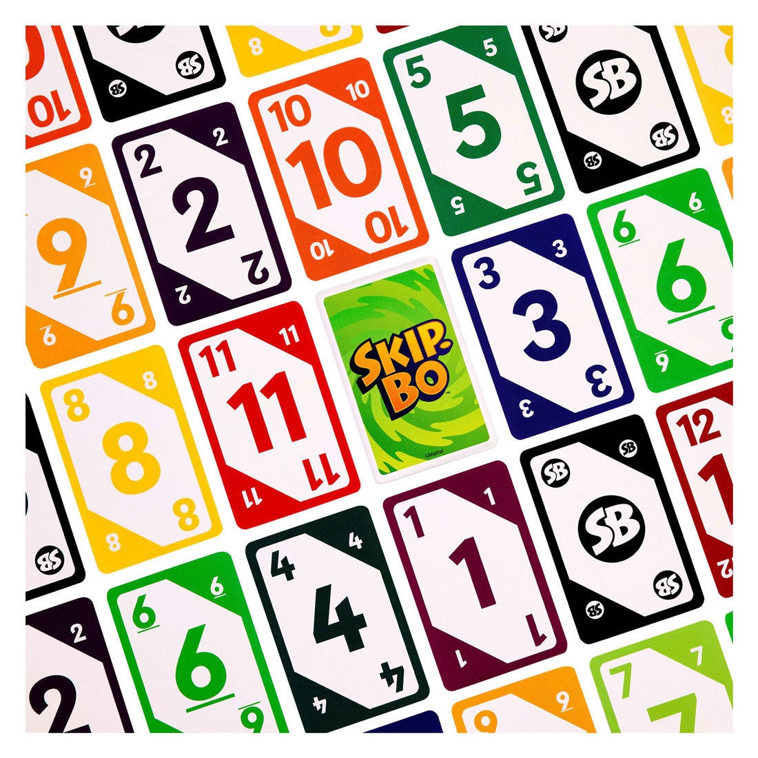 Mattel Games Spel skip-bo refresh | 5 stuks
