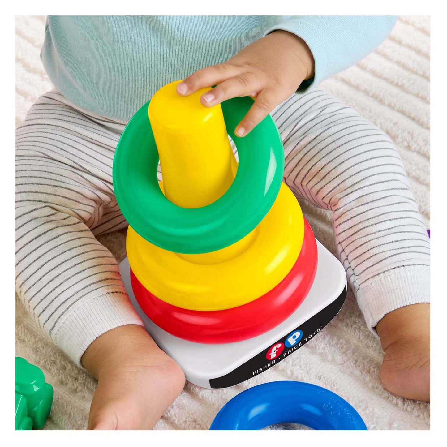 Mattel Fisher price stapeltoren en klikkralen