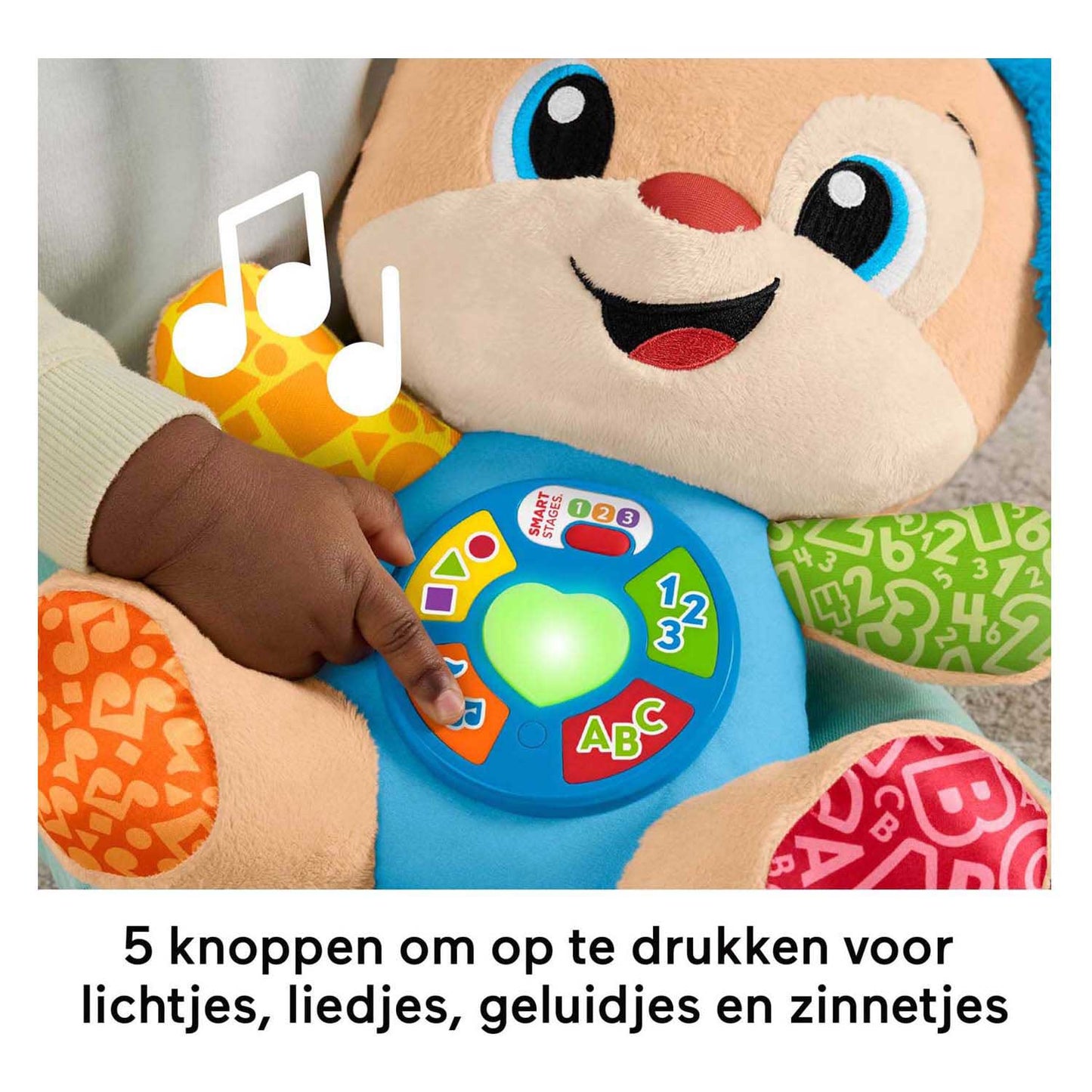 Mattel Fisher price puppy knuffel met geluid
