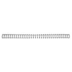 GBC Draagbindruggen wirebind 34 metaal 6mm zwart capaciteit 45vel