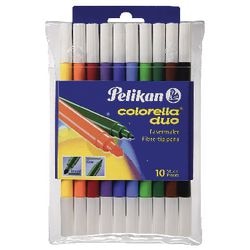 Pelikan Viltstiften color duo assorti 10 stuks