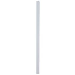 Klemruggen Durable A4 wit afgeronde hoeken capaciteit 3 mm