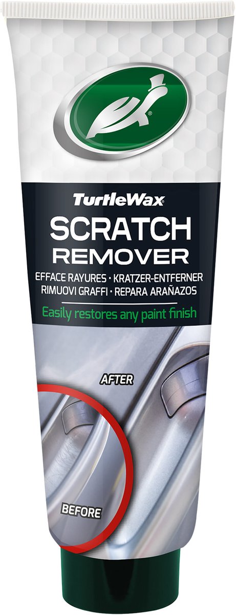 Turtle Wax gl scratch remover - krasverwijderaar - verwijdert lichte oppervlakkige krassen - geeft lichte doffe lak weer glans - voor alle soorten lak - 100ml