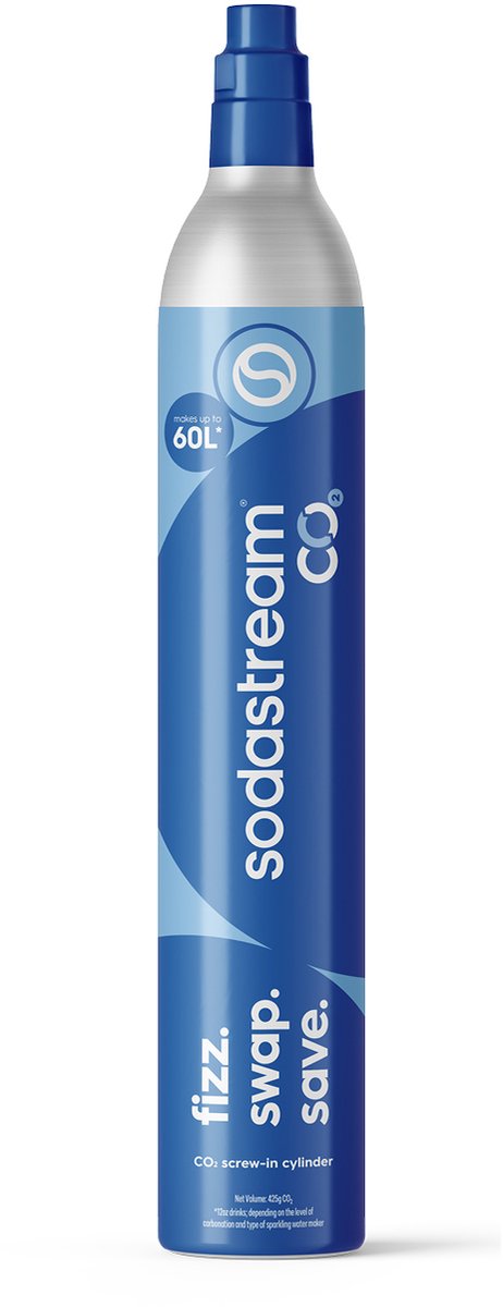 SodaStream screw in co2 cylinder 60l