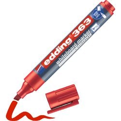 Boardmarker 363 Edding schuine punt 2-5mm rood