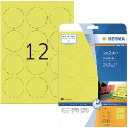 Etiketten HERMA 5152 geel