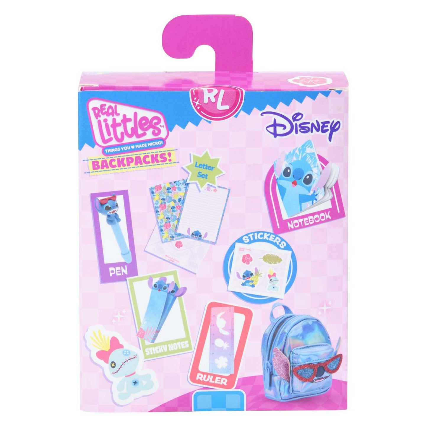 Moose Toys Real littles stitch rugzak met accessoires