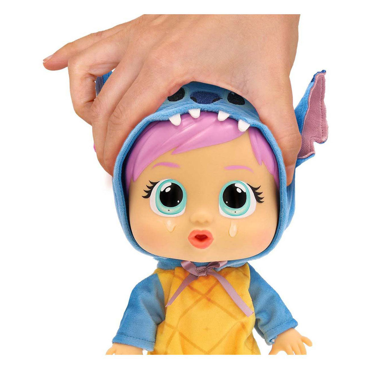 Imc Toys Cry babies loving care stitch babypop - 26,5cm