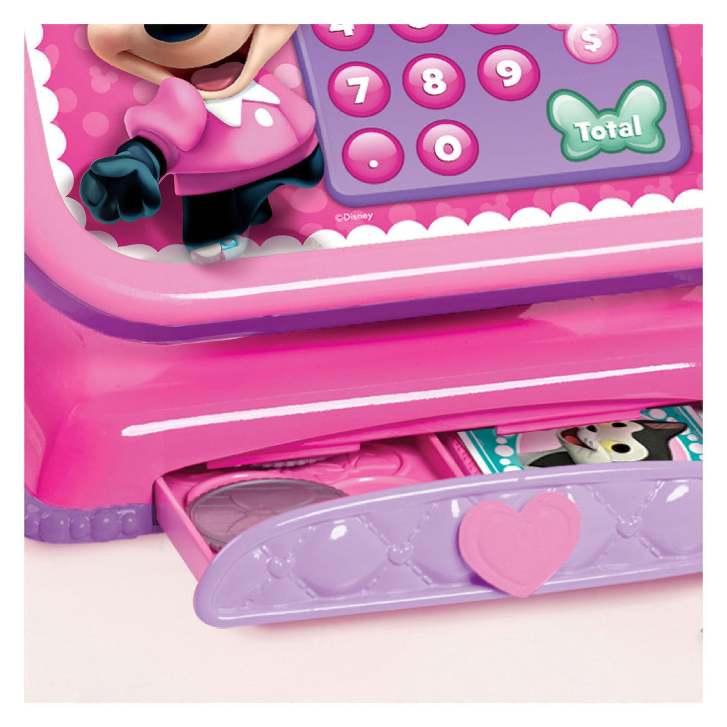 Spectron Minnie bowtique speelgoedkassa met geluid - 10dlg.