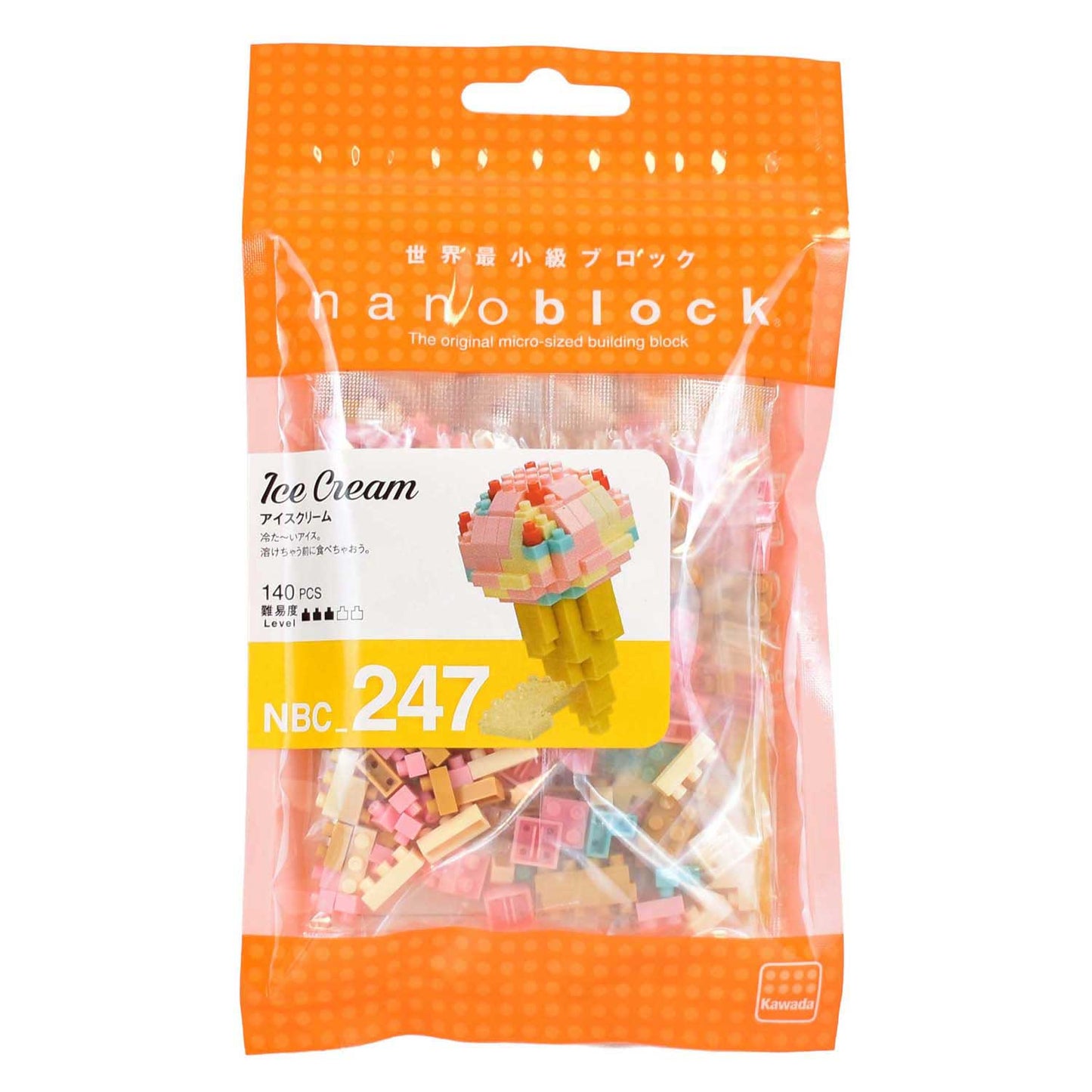 Nanoblock Nano block bouwset icecream - 140st.