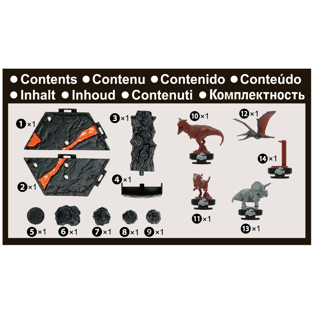 Epoch Jurassic world volcano quake balansspel