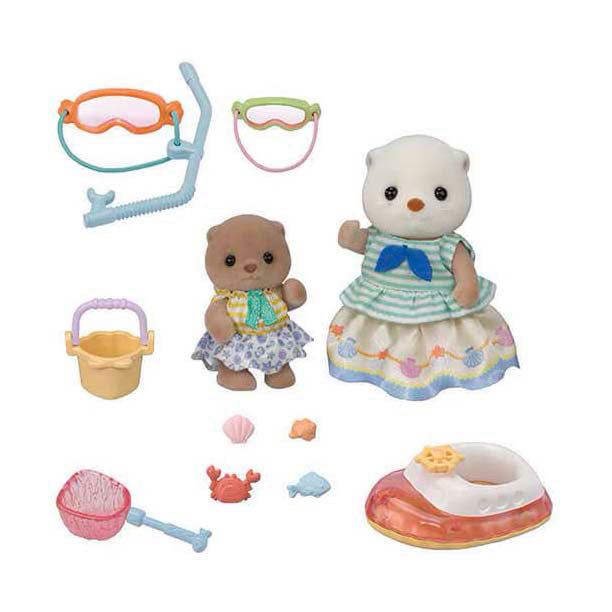 Sylvanian Families 5804 zeeotter zussen splashy snorkel set