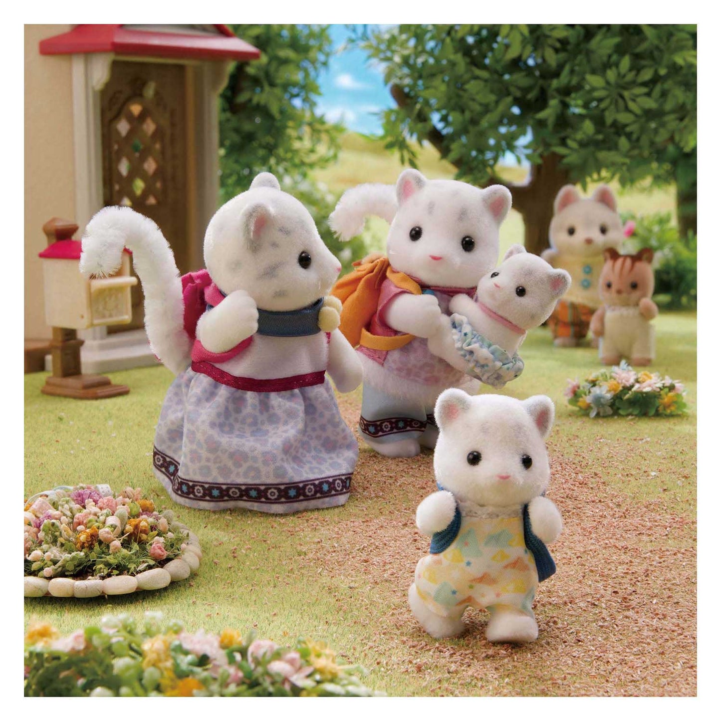 Sylvanian Families 5814 - familie sneeuw luipaard