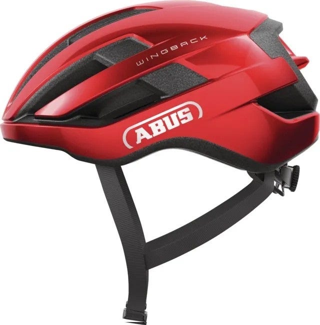 ABUS Fietshelm wingback performance red m - 54-58 cm - rood - geschikt voor gebruik op racefietsen - gravelbikes - 240 g