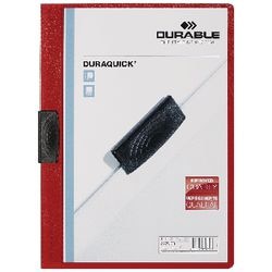 Klemmap Duraquick Durable 2270 plastic A4 rood