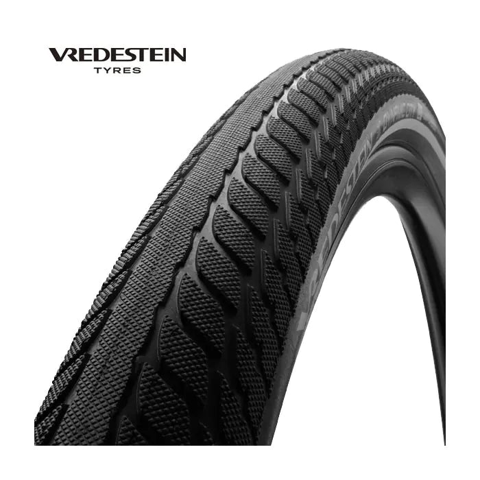 Vredestein buitenband 24x1.75 47-507 reflectie junior dynamic city zwart - 113875