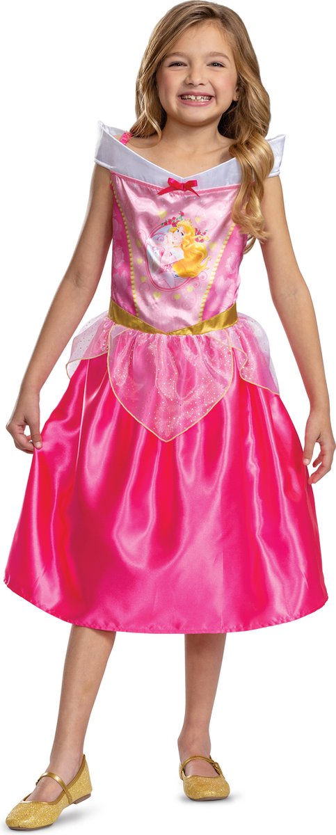 Disguise Disney prinses - sleeping beauty, aurora basic plus , maat xs (3t-4t jaar), meisjes