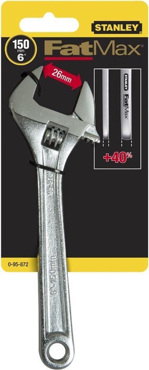 STANLEY fatmax verstelzonder accu en lader moersleutel 150mm - 0-95-872