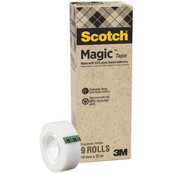 Scotch Magic tape a greener choice 19mmx33m 9 rol