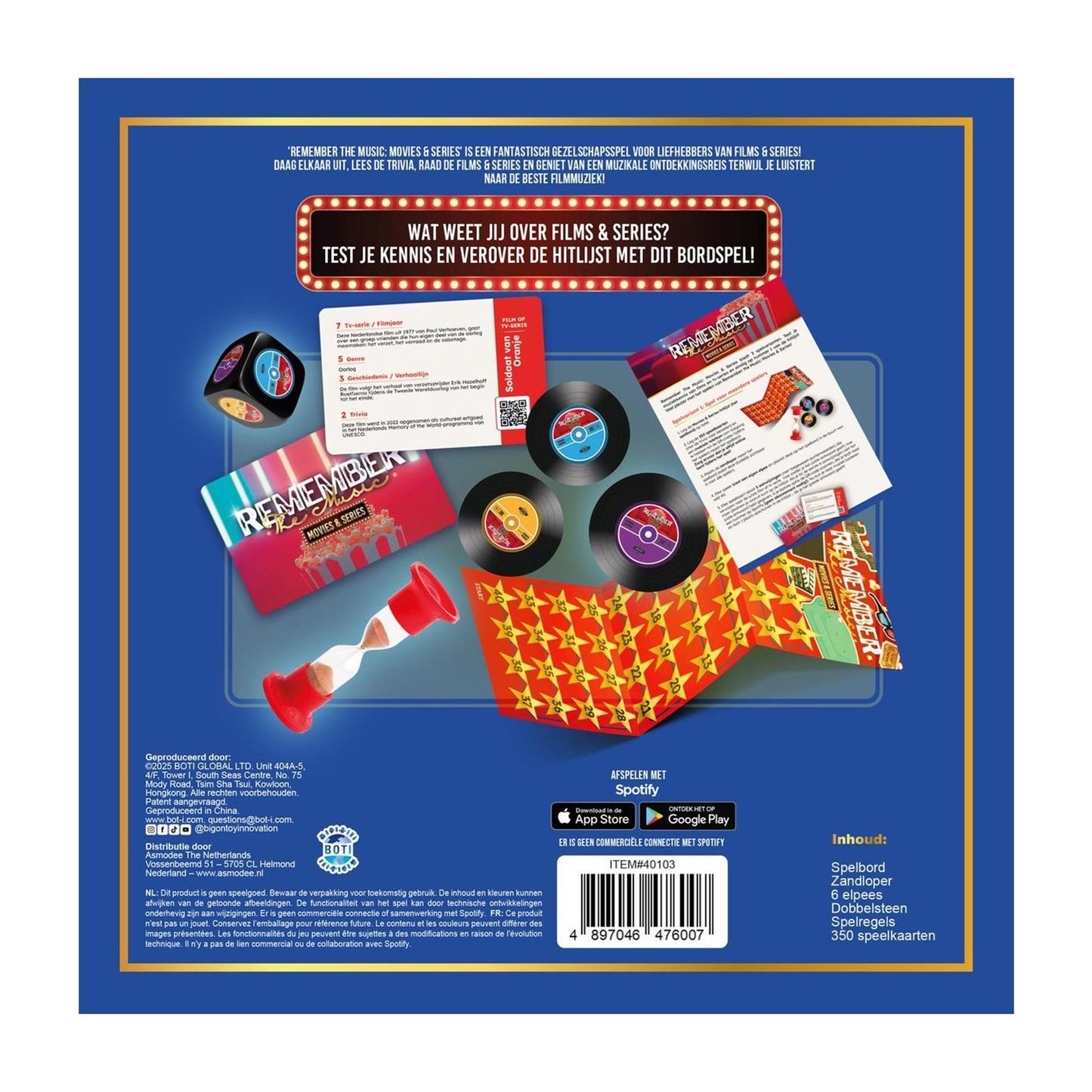 Asmodee Remember the music movies series
