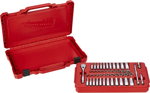 Milwaukee Accessoires 1 4” ratel en doppenset | metrisch | 28-delig - 4932464943
