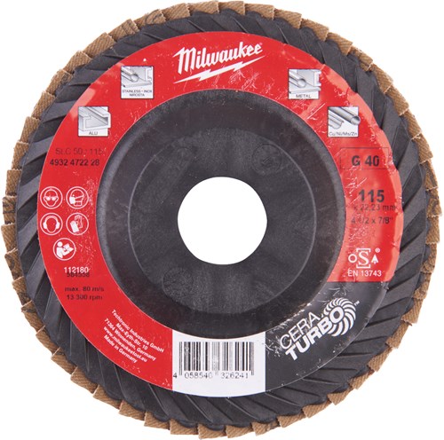 Milwaukee Accessoires lamellen schuurschijf slc50 115 g40 - 1st cer - 4932472228