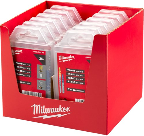 Milwaukee Accessoires decoupeerzaagbladenset | hout en metaal | 35 stuks - 4932479088