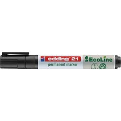 Permanente marker Edding Ecoline 21 1,5-3mm zwart